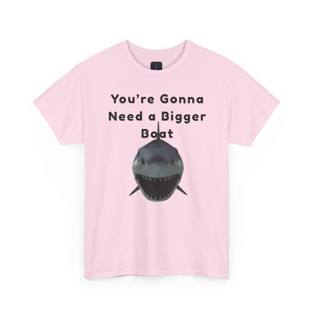 Shark Graphic Tee — "You're Gonna Need a Bigger Boat" Casual T-Shirt 80's Movie Qoutes