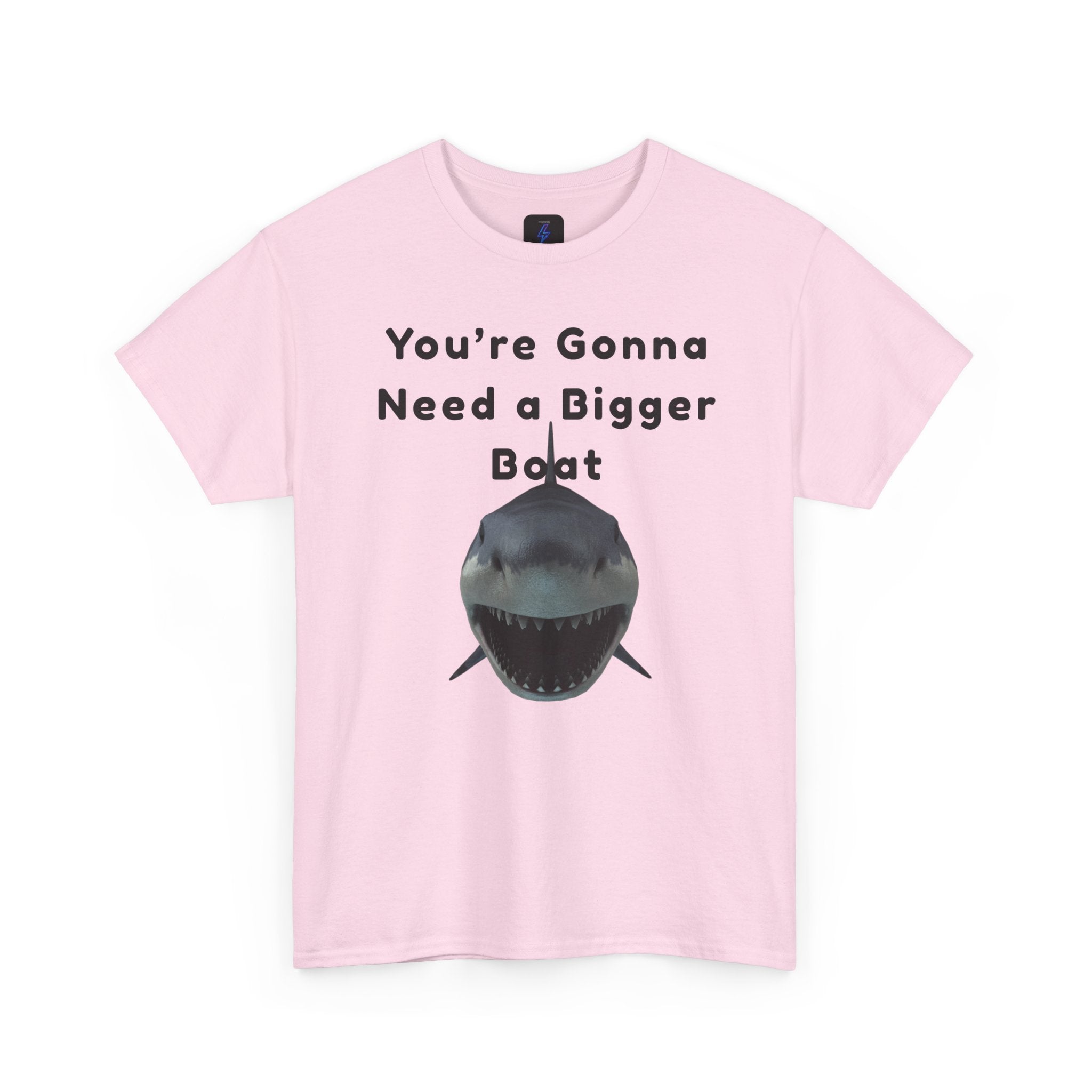 Shark Graphic Tee — "You're Gonna Need a Bigger Boat" Casual T-Shirt 80's Movie Qoutes