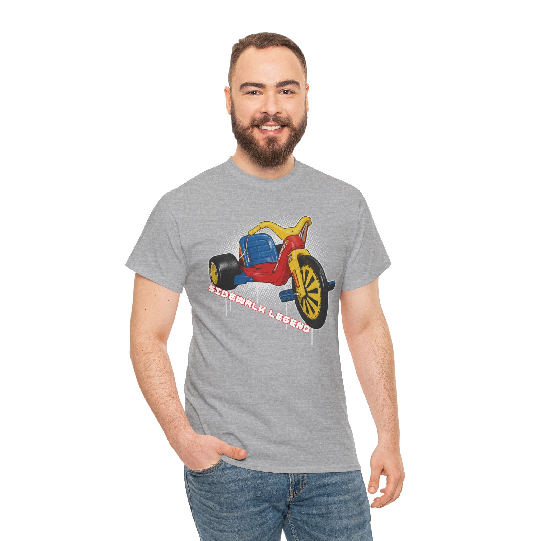 80's Tricycle Ride Graphic Tee — Retro Trike Illustration Shirt - Sidewalk Legend