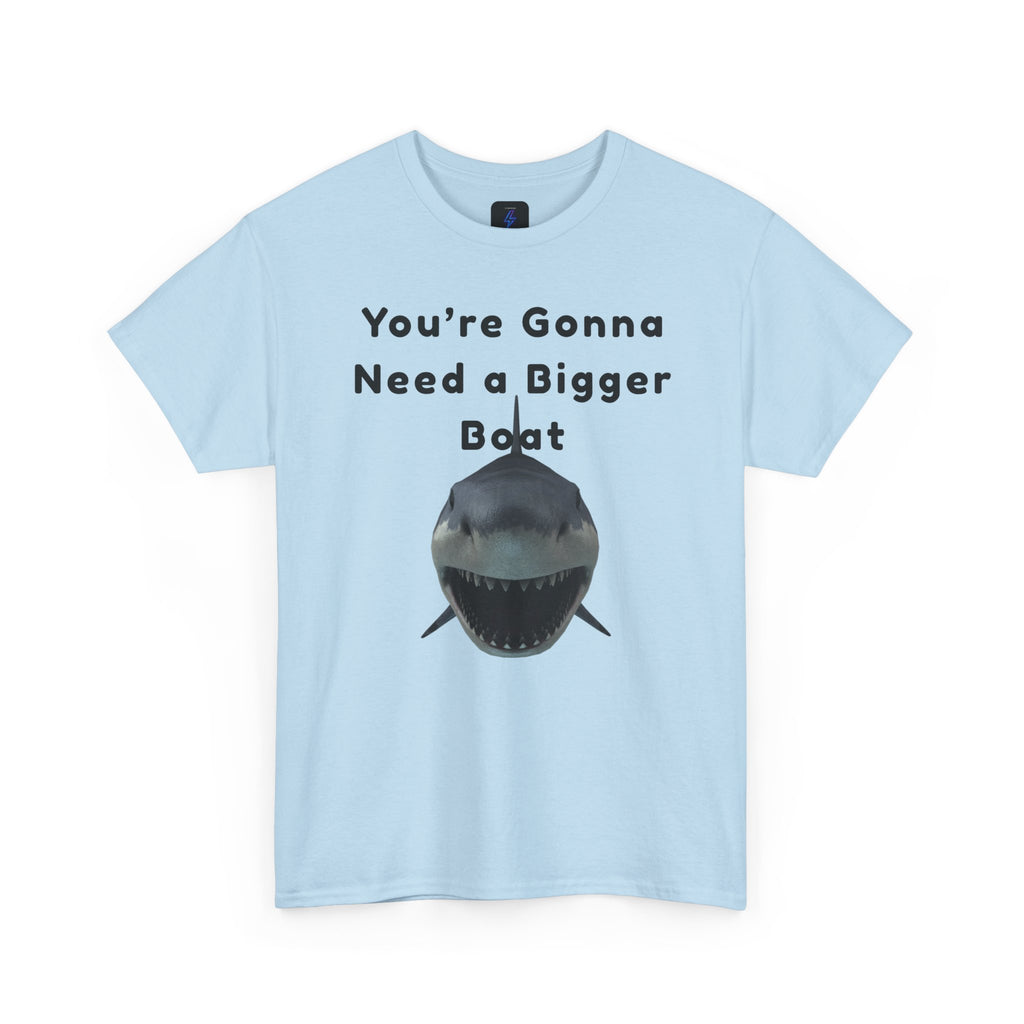 Shark Graphic Tee — "You're Gonna Need a Bigger Boat" Casual T-Shirt 80's Movie Qoutes