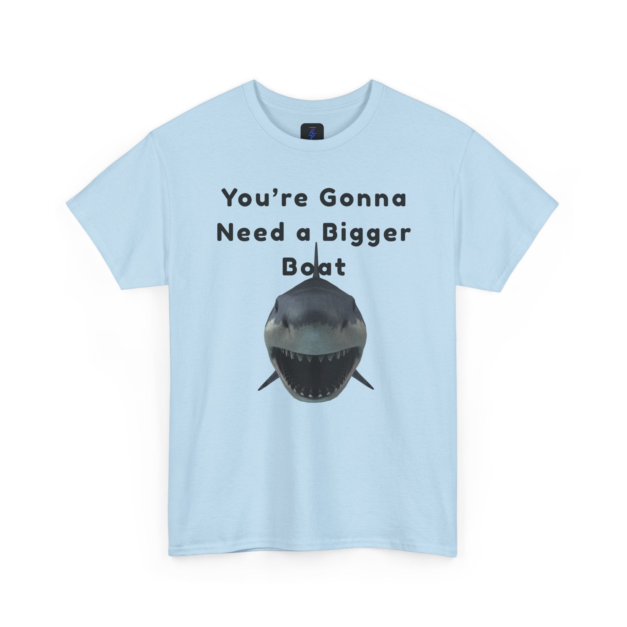 Shark Graphic Tee — "You're Gonna Need a Bigger Boat" Casual T-Shirt 80's Movie Qoutes