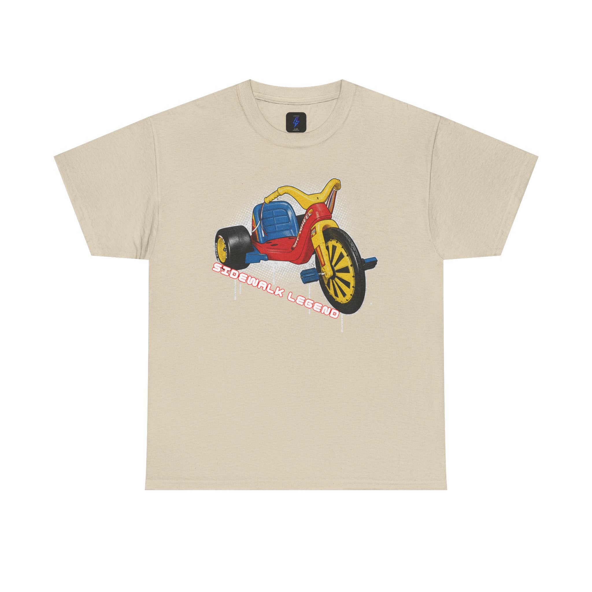 80's Tricycle Ride Graphic Tee — Retro Trike Illustration Shirt - Sidewalk Legend