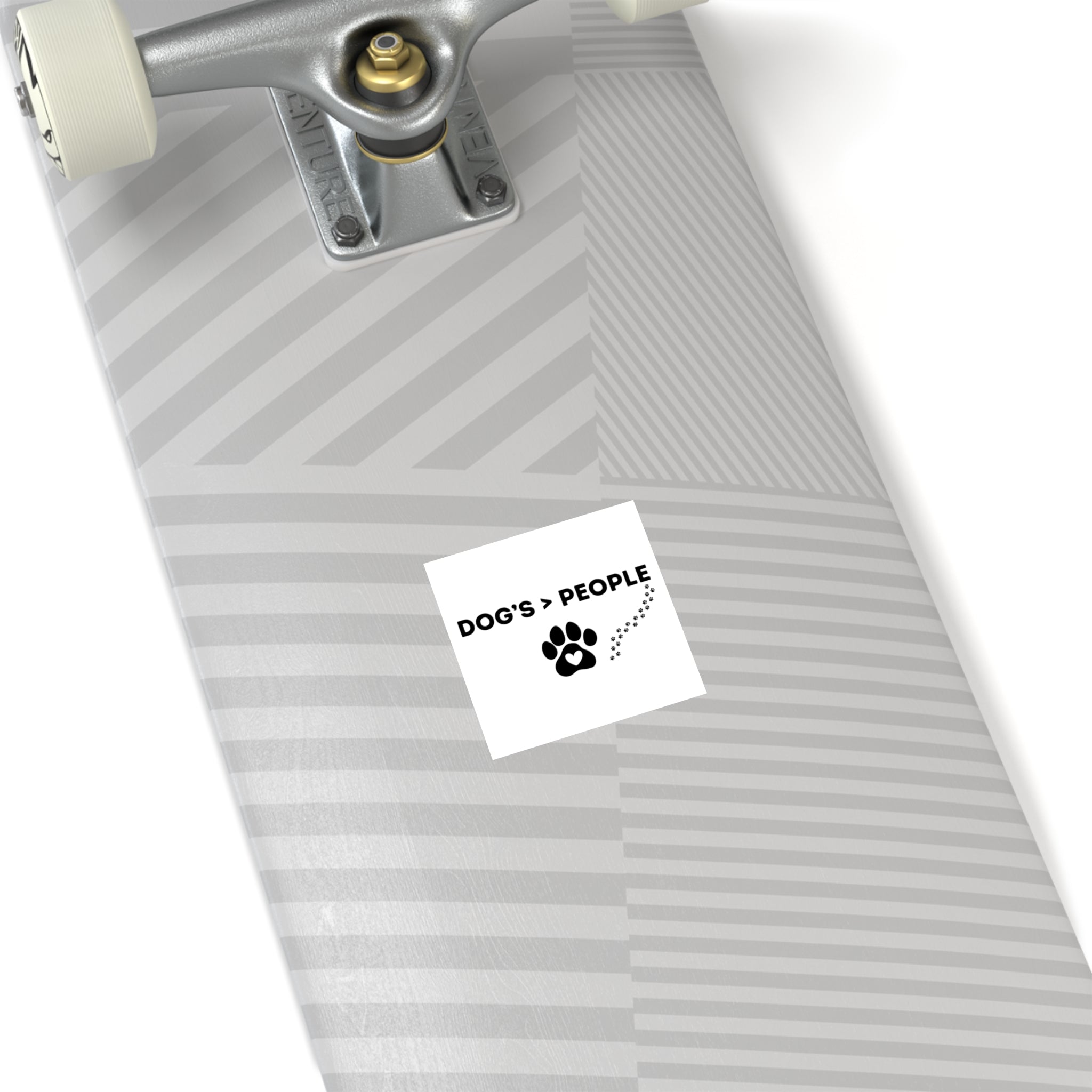 Dogs > People paw print decal Sticker | Square indoor outdoor vinyl