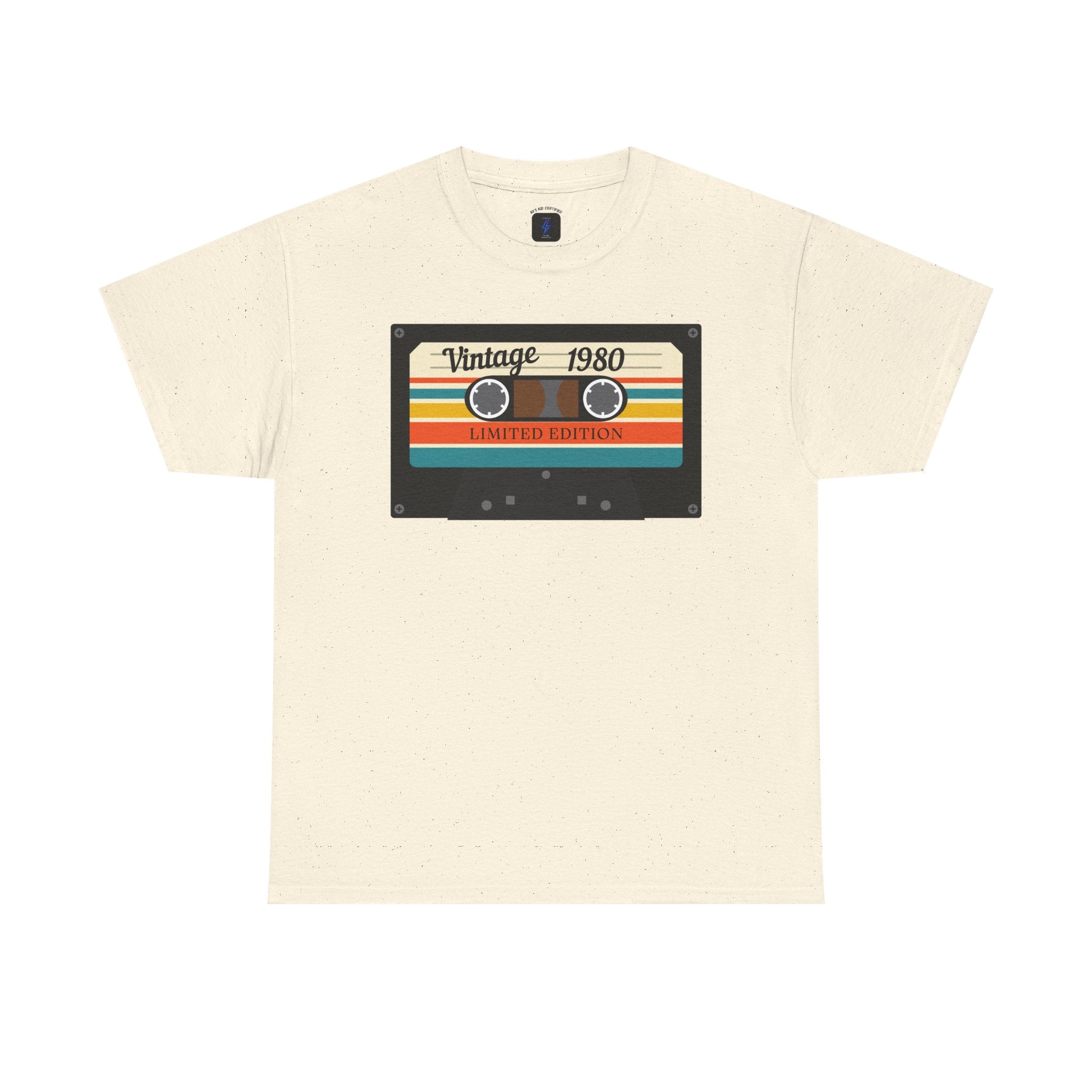 Vintage 1980 Cassette Tape T-Shirt