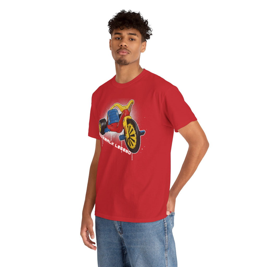 80's Tricycle Ride Graphic Tee — Retro Trike Illustration Shirt - Sidewalk Legend