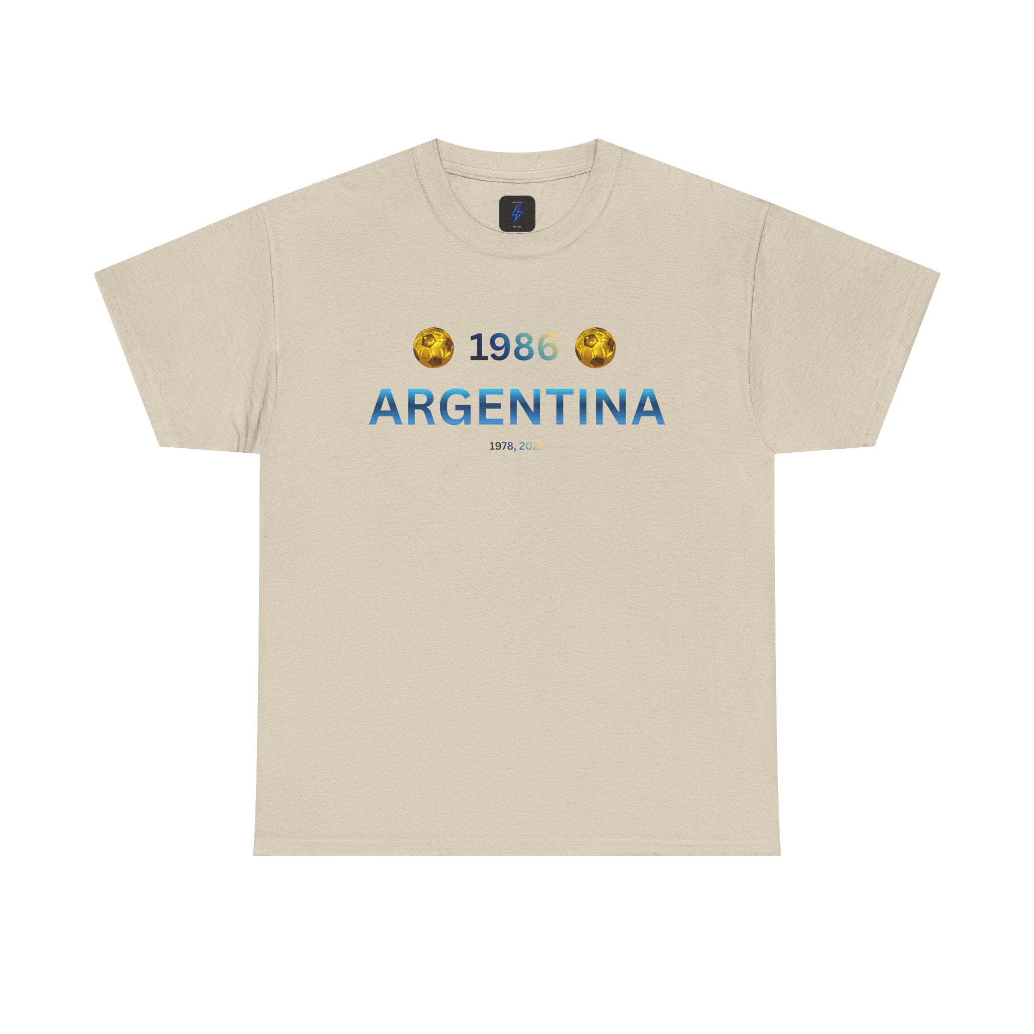 World Cup Tee - Argentina 1986, Argentina World Cup, Argentine Soccer Shirt, Albiceleste Football Shirt