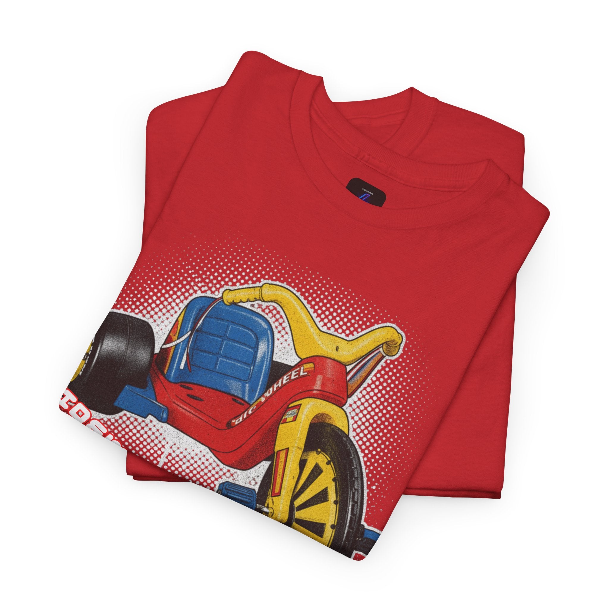 80's Tricycle Ride Graphic Tee — Retro Trike Illustration Shirt - Sidewalk Legend