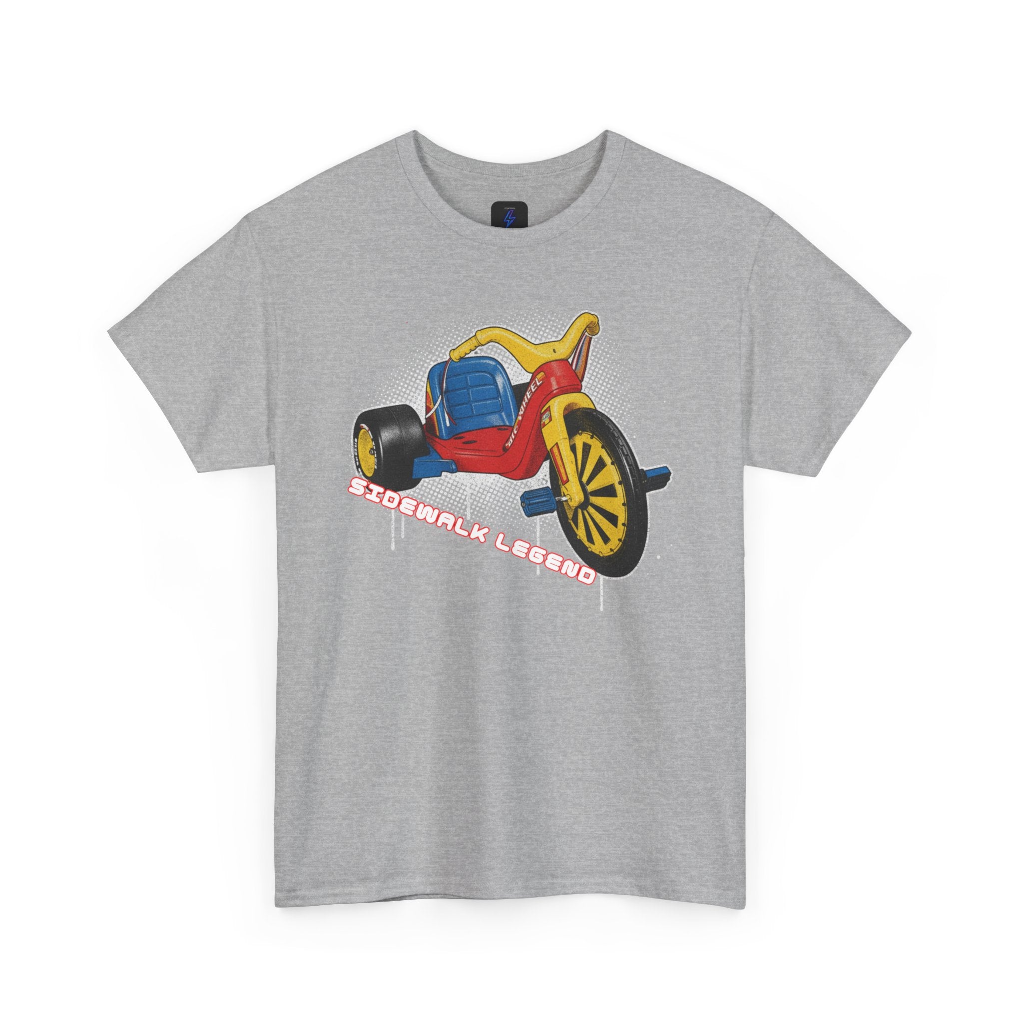 80's Tricycle Ride Graphic Tee — Retro Trike Illustration Shirt - Sidewalk Legend