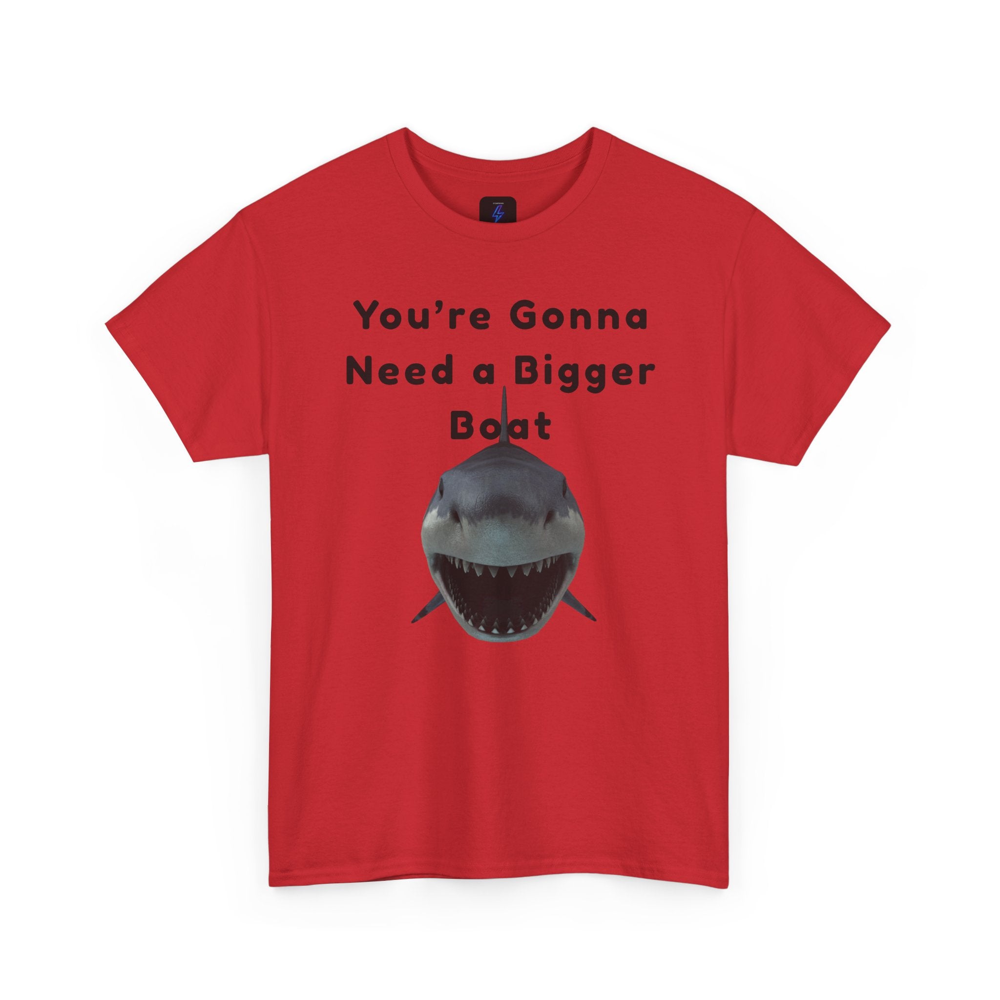 Shark Graphic Tee — "You're Gonna Need a Bigger Boat" Casual T-Shirt 80's Movie Qoutes