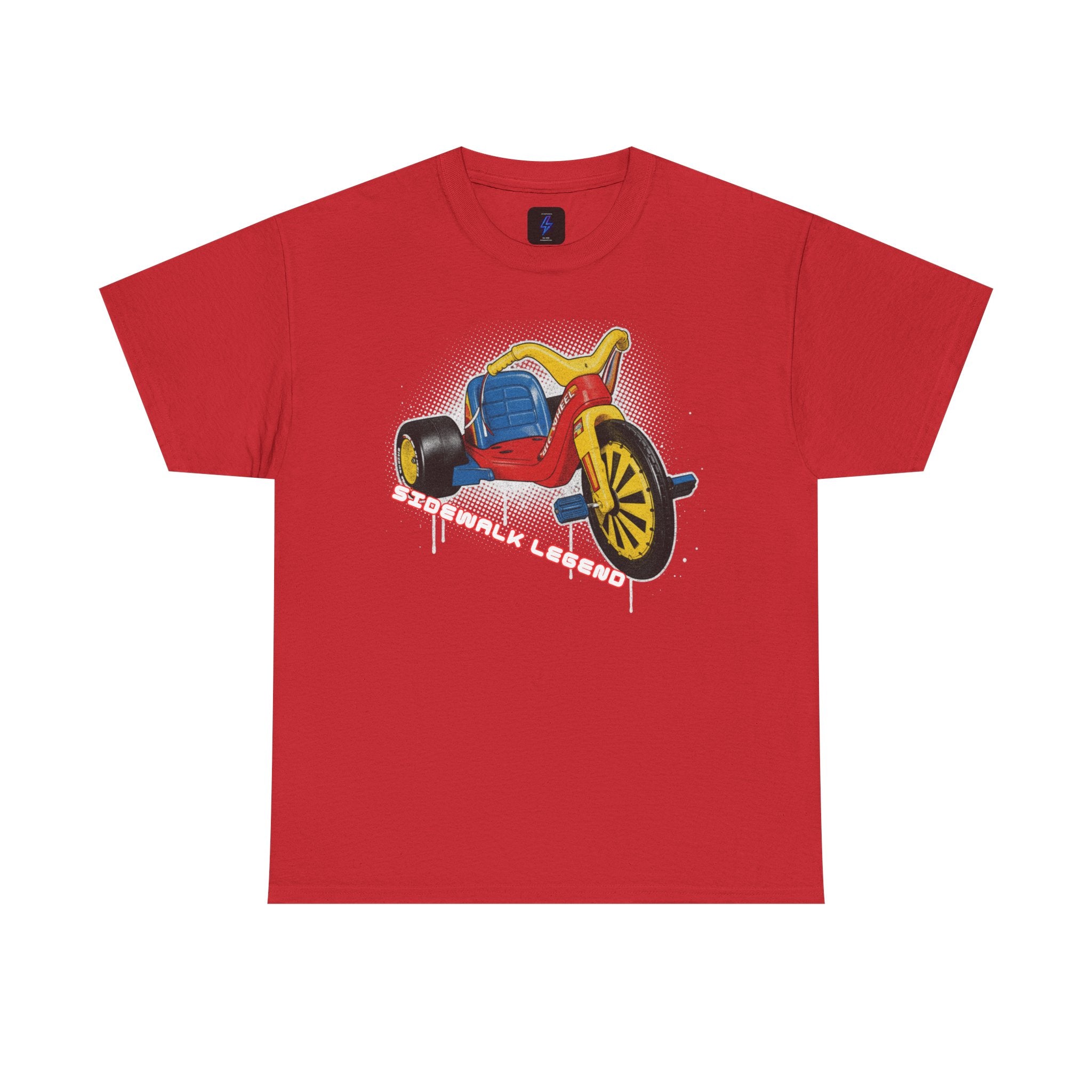 80's Tricycle Ride Graphic Tee — Retro Trike Illustration Shirt - Sidewalk Legend