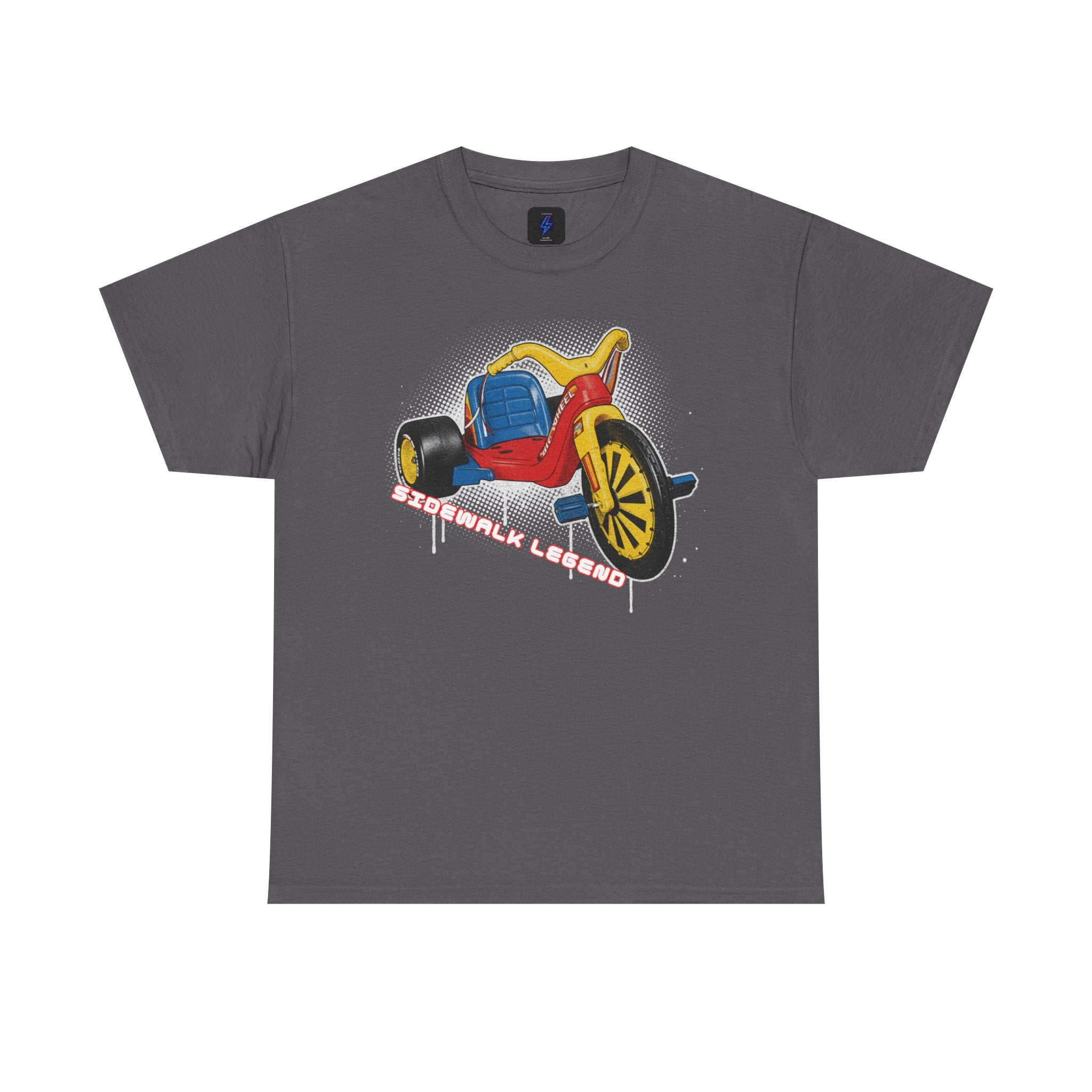 80's Tricycle Ride Graphic Tee — Retro Trike Illustration Shirt - Sidewalk Legend