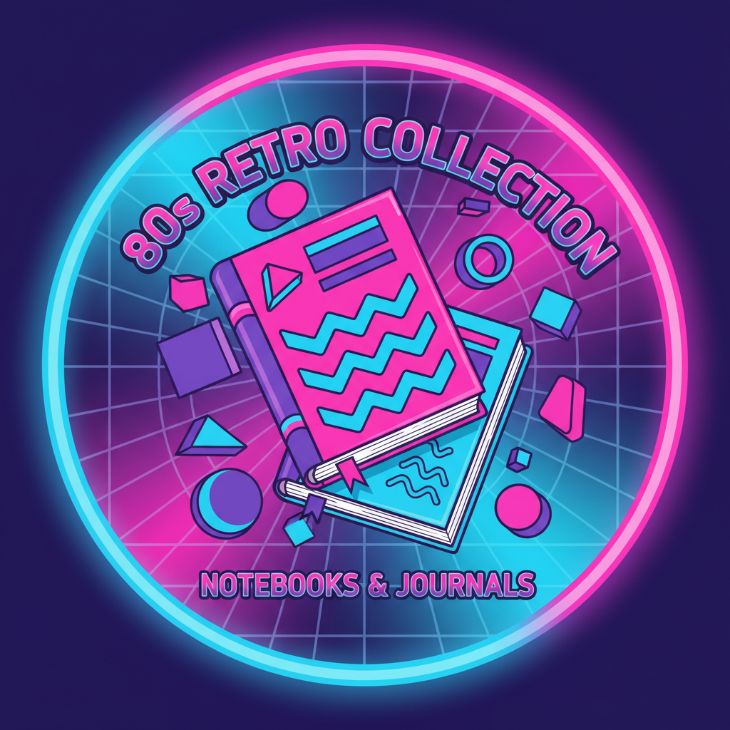 80's Inspired Notebooks and Journals Collection icon