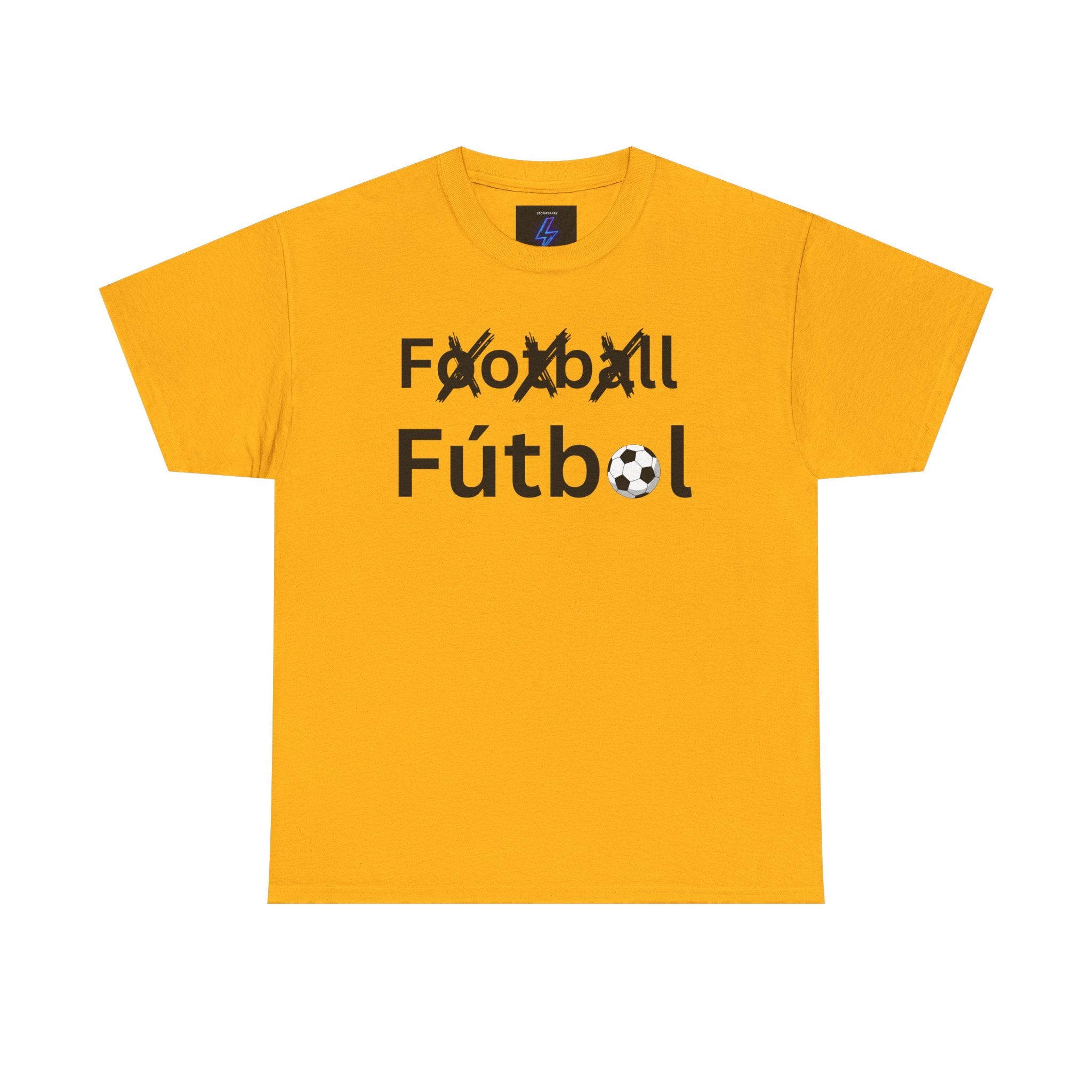 Football Futbol Tee | Soccer Text Graphic, Bilingual Soccer Shirt