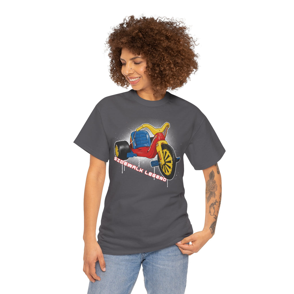 80's Tricycle Ride Graphic Tee — Retro Trike Illustration Shirt - Sidewalk Legend
