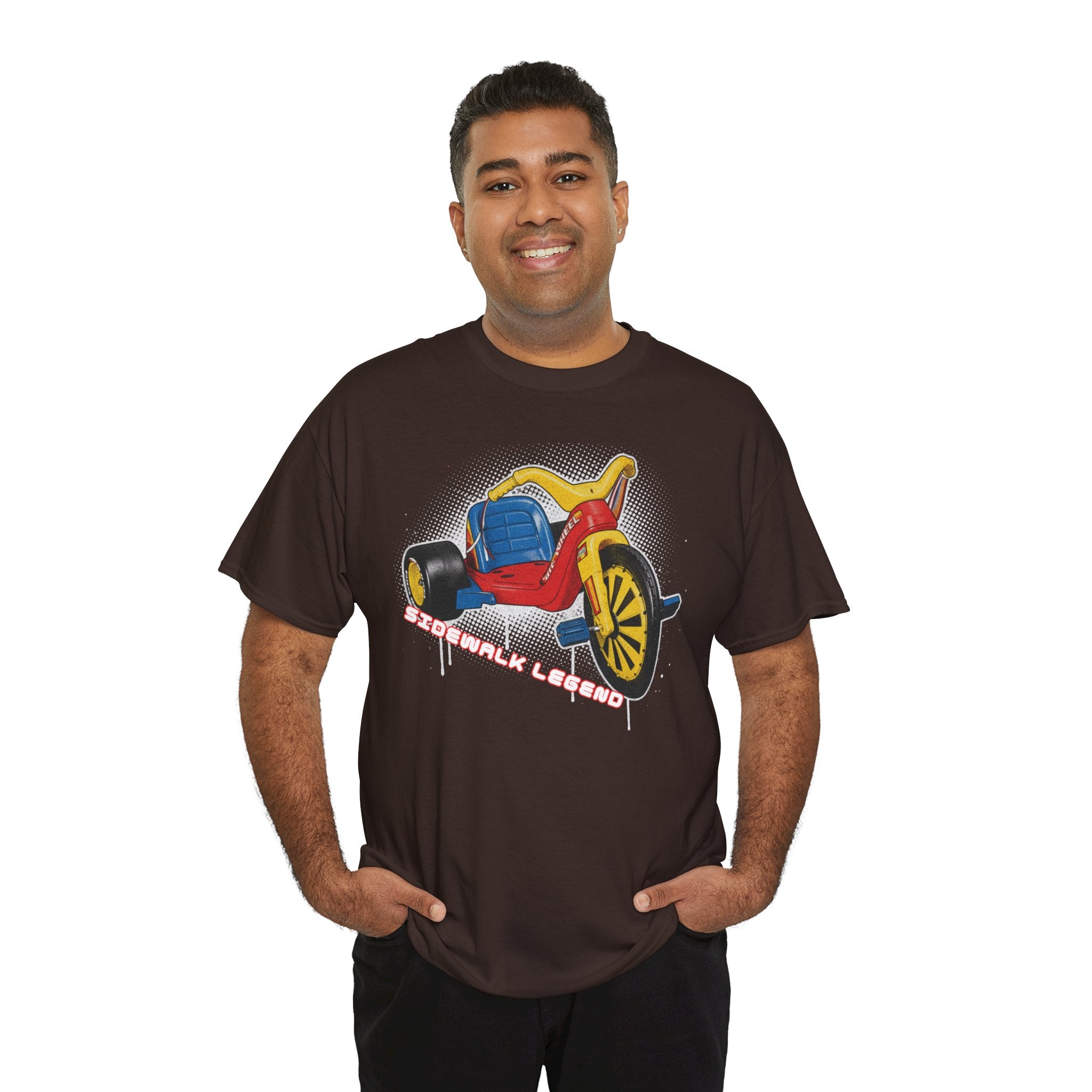80's Tricycle Ride Graphic Tee — Retro Trike Illustration Shirt - Sidewalk Legend