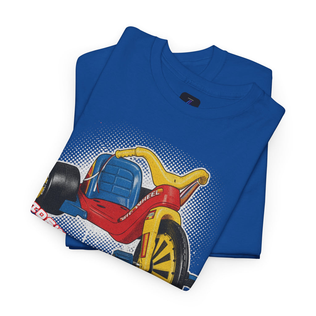 80's Tricycle Ride Graphic Tee — Retro Trike Illustration Shirt - Sidewalk Legend