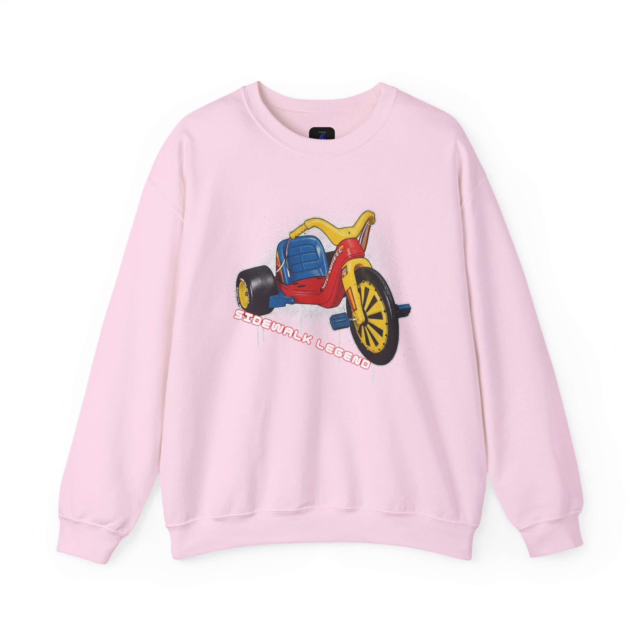 Big Wheel Tricycle Illustration Sweatshirt | Retro 80s Kid Certified