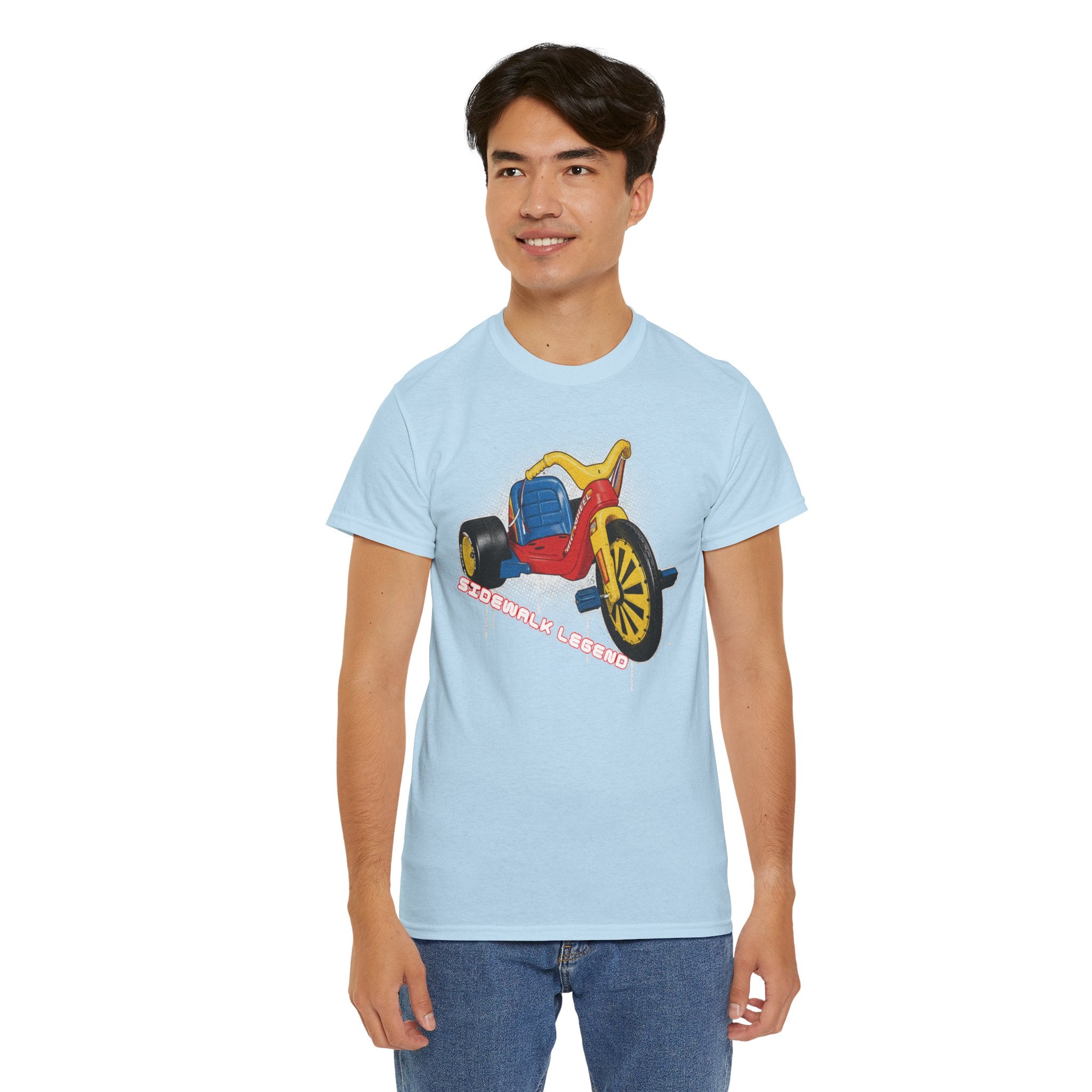 80's Tricycle Ride Graphic Tee — Retro Trike Illustration Shirt - Sidewalk Legend