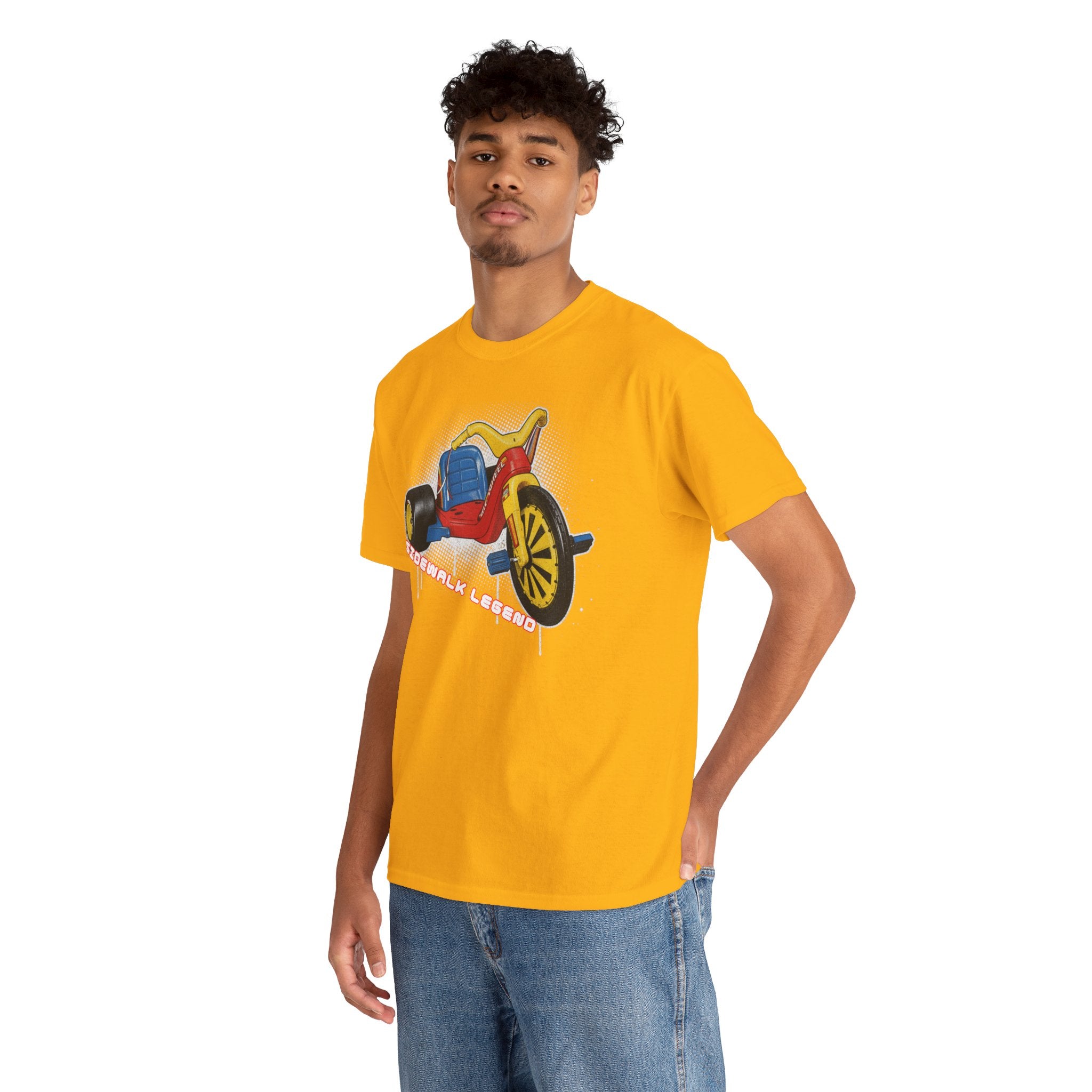 80's Tricycle Ride Graphic Tee — Retro Trike Illustration Shirt - Sidewalk Legend