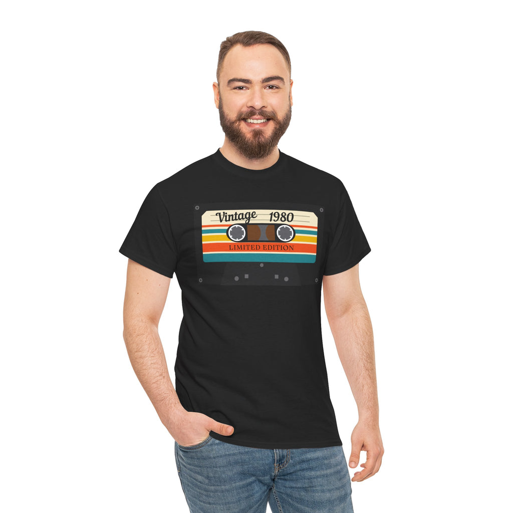 Vintage 1980 Cassette Tape T-Shirt