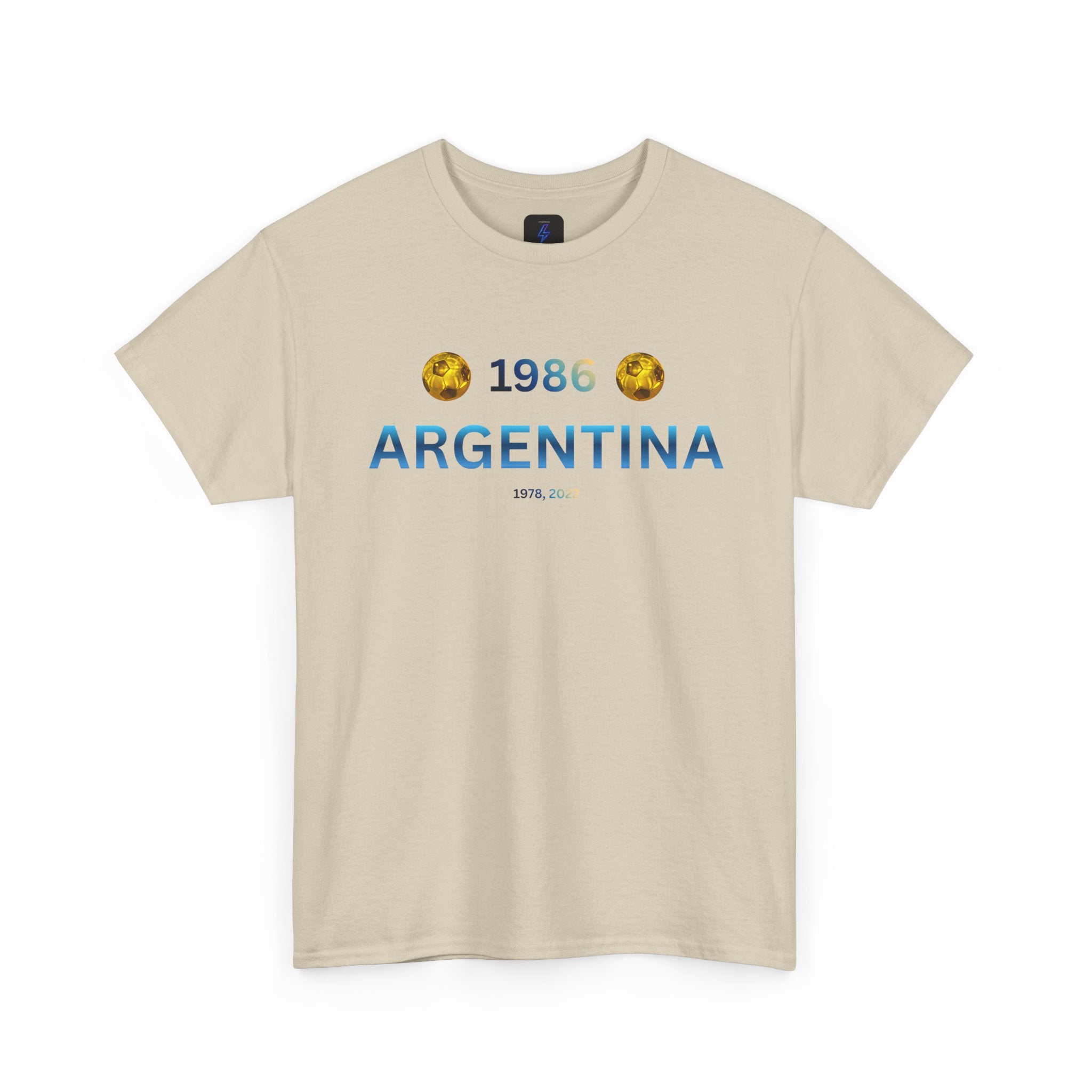 World Cup Tee - Argentina 1986, Argentina World Cup, Argentine Soccer Shirt, Albiceleste Football Shirt