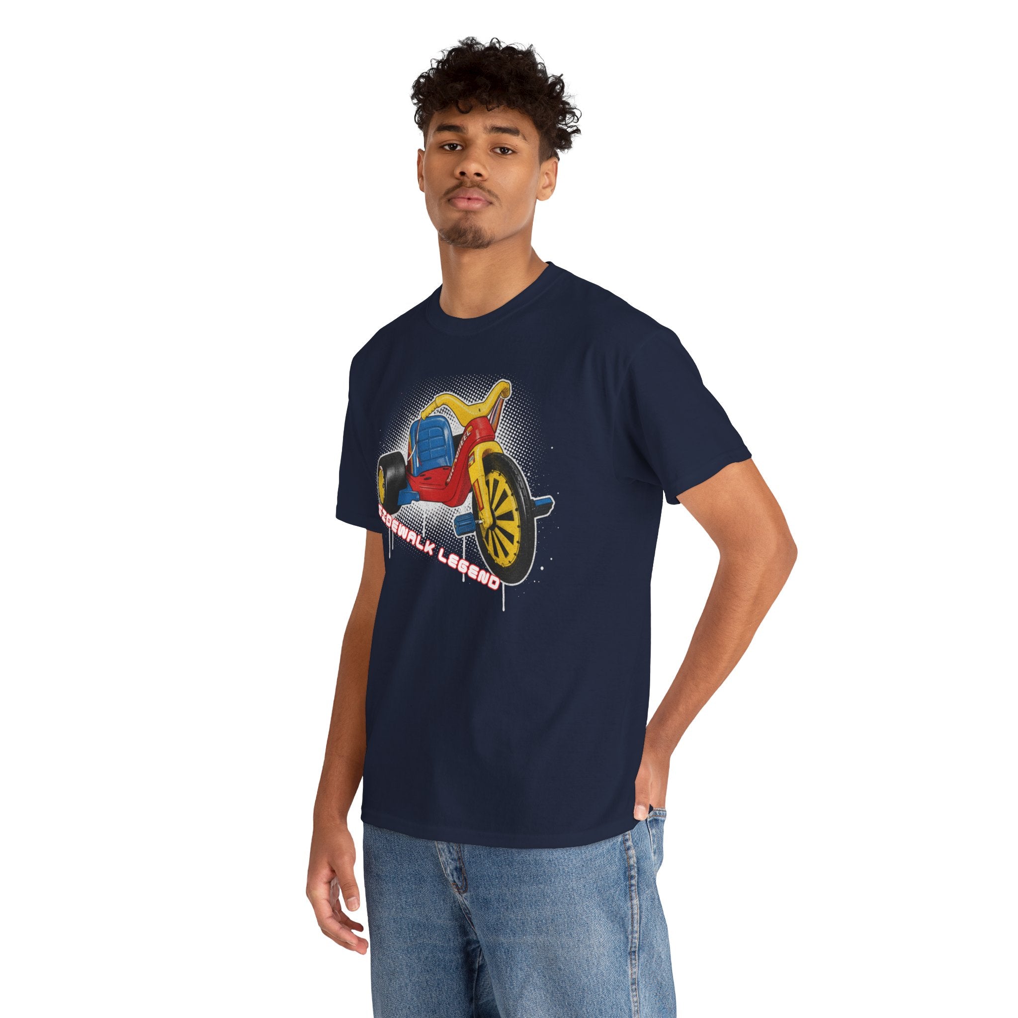 80's Tricycle Ride Graphic Tee — Retro Trike Illustration Shirt - Sidewalk Legend