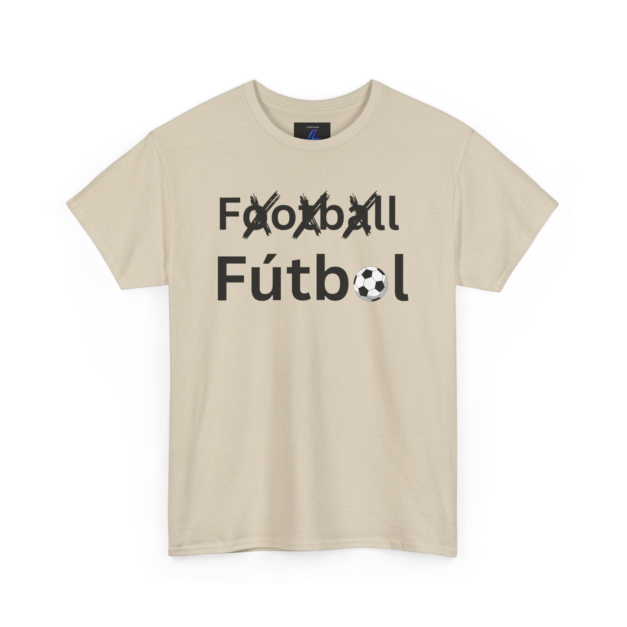 Football Futbol Tee | Soccer Text Graphic, Bilingual Soccer Shirt