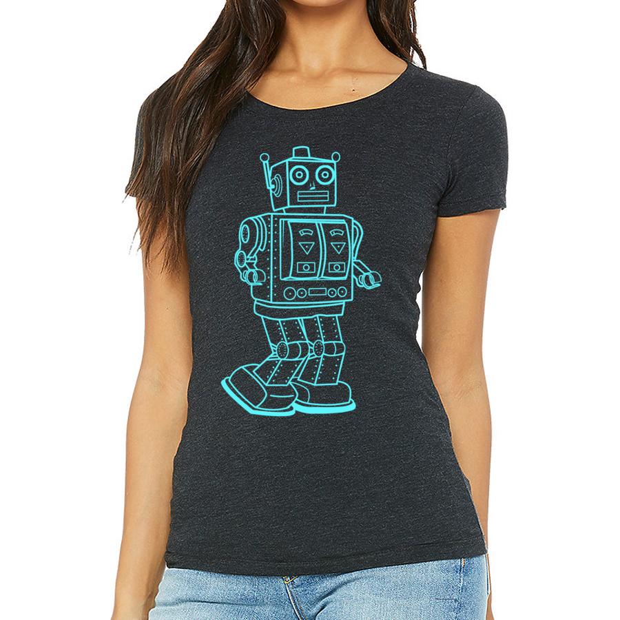 Vintage toy robot tee shirt