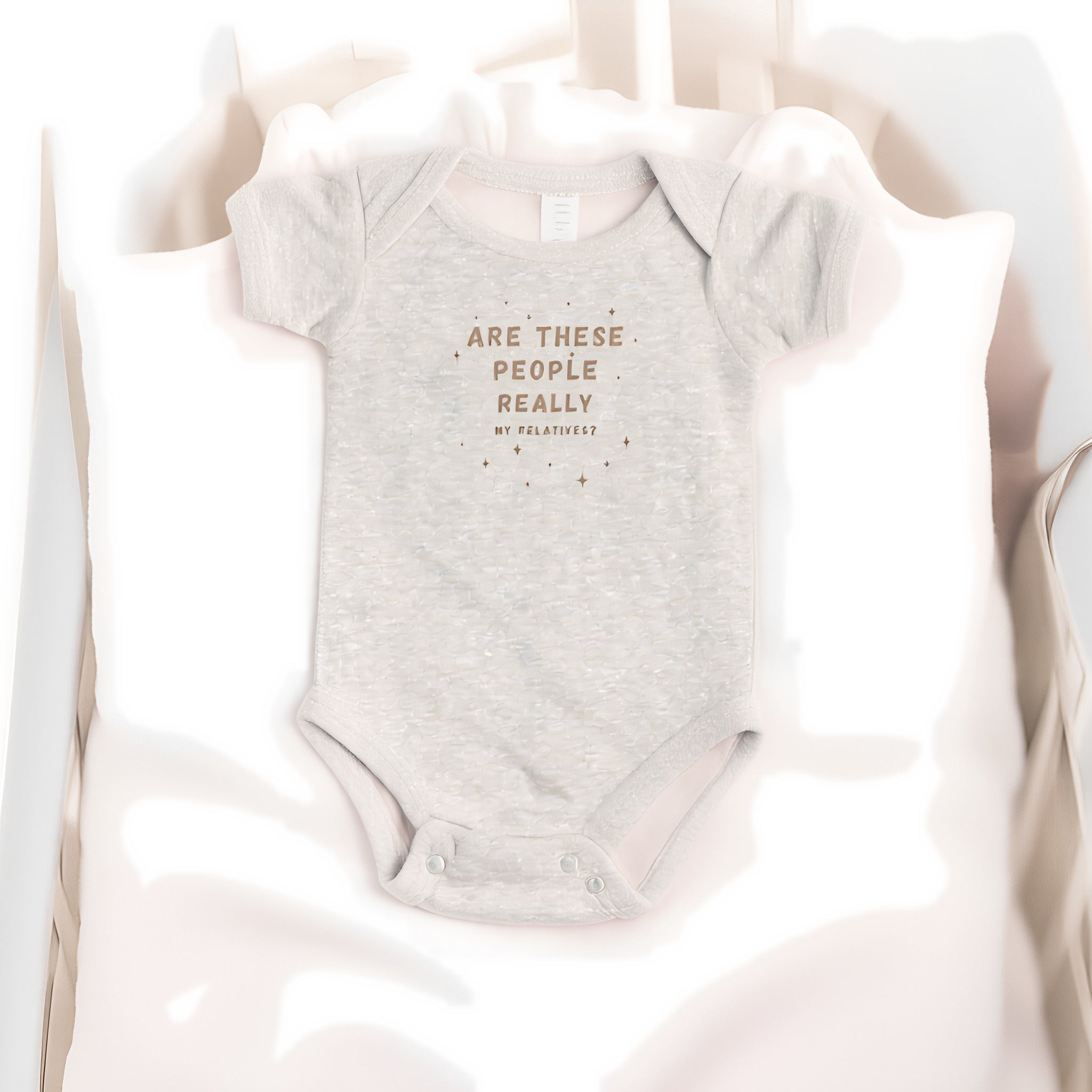 Are These People Really My Relatives? Infant Bodysuit — Funny Baby One-Piece