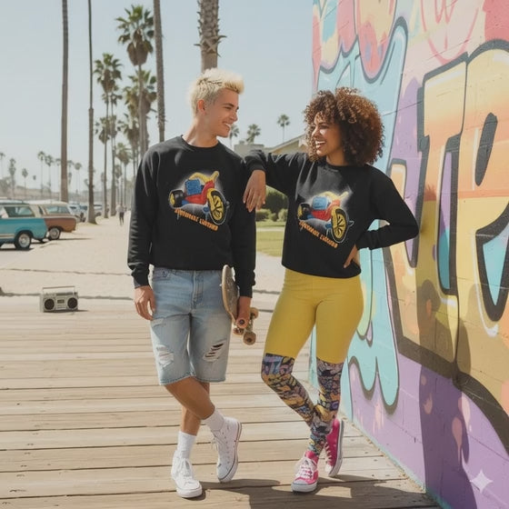 Big Wheel Tricycle Illustration Sweatshirt | Retro 80s Kid Certified